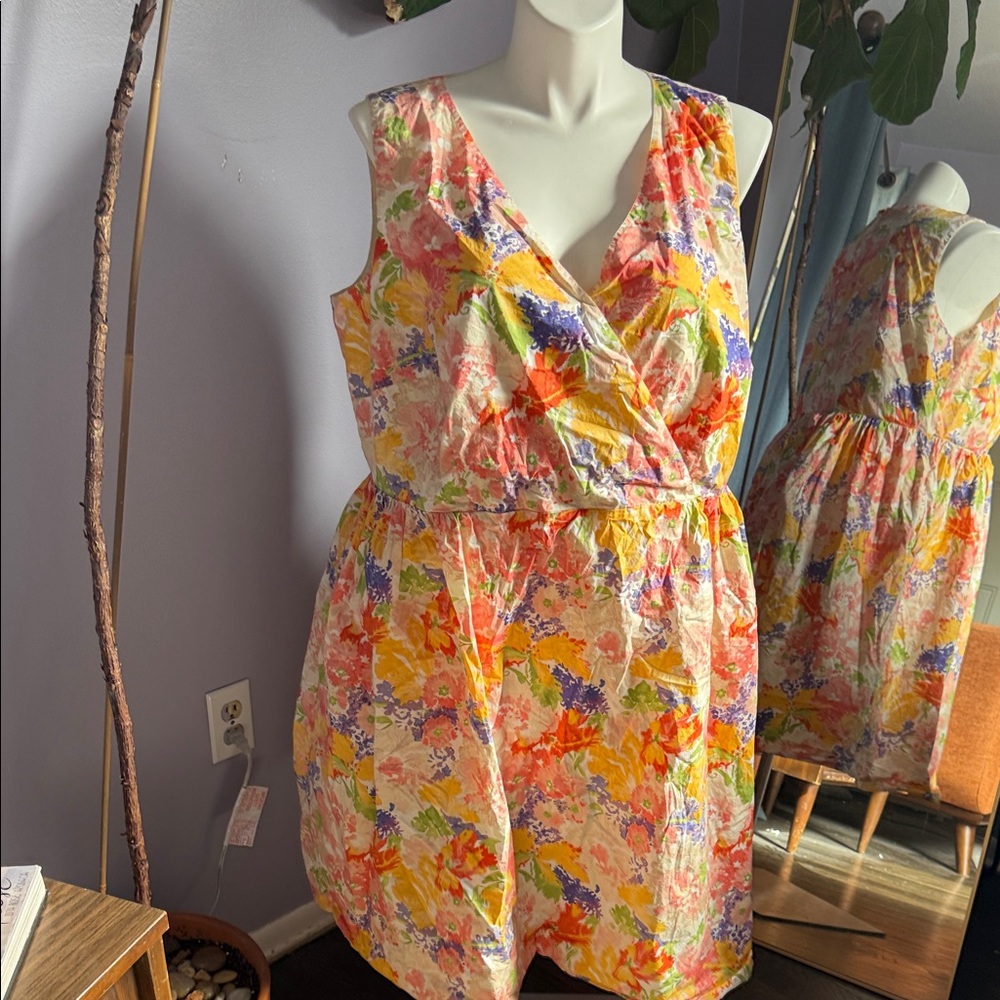 Liz Claiborne Floral Midi Dress - Multicolor
